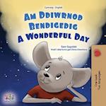 A Wonderful Day (Welsh English Bilingual Children's Book)
