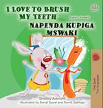 I Love to Brush My Teeth (English Swahili Bilingual Book for Kids)