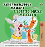 I Love to Brush My Teeth (Swahili English Bilingual Book for Kids)