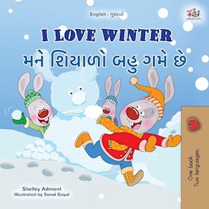 I Love Winter (English Gujarati Bilingual Children's Book)