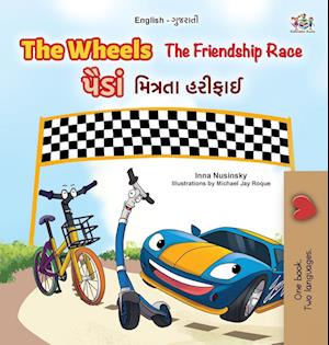 The Wheels -  The Friendship Race (English Gujarati Bilingual Kids Book)