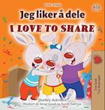 I Love to Share (Norwegian English Bilingual Book for Kids)