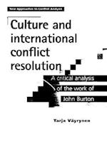 Culture and international conflict resolution
