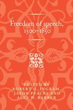 Freedom of speech, 1500–1850