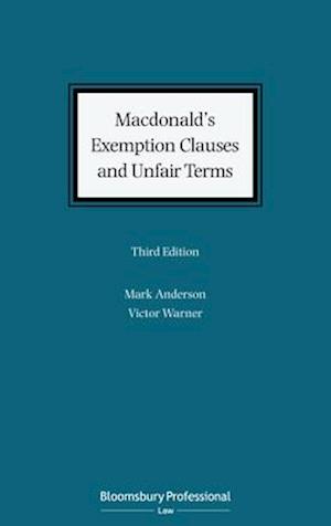 Macdonald's Exemption Clauses and Unfair Terms