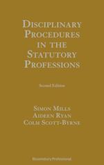 Disciplinary Procedures in the Statutory Professions