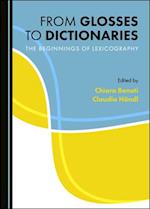 From Glosses to Dictionaries