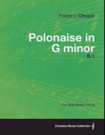 Polonaise in G minor B.1 - For Solo Piano (1817)