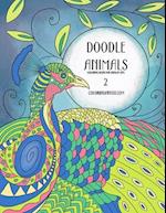 Doodle Animals Coloring Book for Grown-Ups 2