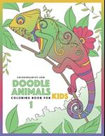 Doodle Animals Coloring Book for Kids 1