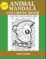 Animal Mandala Coloring Book (Volume 5)