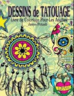 Dessins de Tatouage Livre de Coloriage Pour Les Adultes