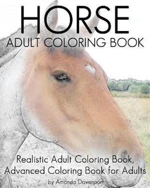 Horse Adult Coloring Book