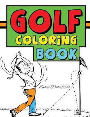 Golf Coloring Book