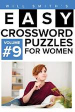 Will Smith Easy Crossword Puzzles for Women - Volume 9