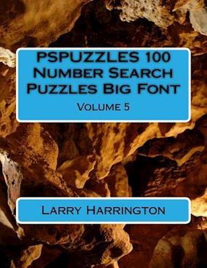 Pspuzzles 100 Number Search Puzzles Big Font Volume 5