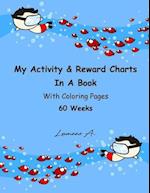 My Activity & Reward Charts in a Book with Coloring Pages 60 Weeks