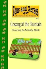 Grazing at the Fountain Coloring & Activity Book