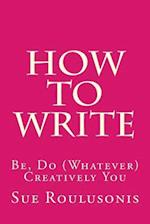 How to Write