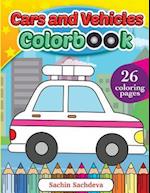 Cars and Vehicles Colorbook