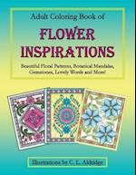 Adult Coloring Book of Flower Inspirations