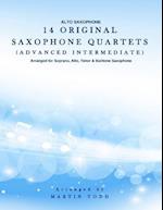 14 Original Saxophone Quartets (Advanced Intermediate)