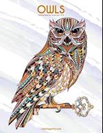 Owls Coloring Book for Grown-Ups 1 & 2