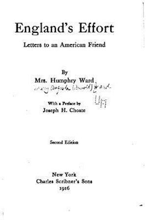 England's Effort, Letters to an American Friend