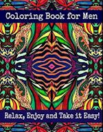 Coloring Book for Men - Relax, Enjoy and Take It Easy