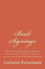Book Signings