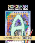 Monogram Coloring Book for Adults