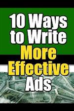 10 Ways to Write More Effective Ads