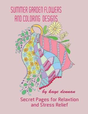Summer Garden Flowers and Coloring Designs