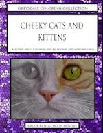 Greyscale Coloring Collection - Cheeky Cats and Kittens