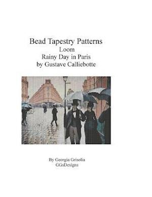 Bead Tapestry Patterns Loom Rainy Day in Paris by Gustave Calliebotte