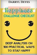 Happiness Challenge Checklist