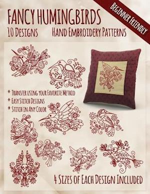 Fancy Hummingbirds Hand Embroidery Patterns