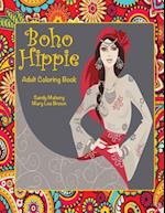Boho Hippie Adult Coloring Book