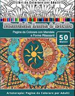 Libri Da Colorare Per Adulti Mandala Luna & Stelle