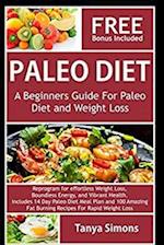 Paleo Diet Cook Book for Beginners.