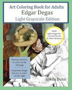 Art Coloring Book for Adults Edgar Degas