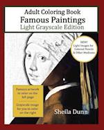 Famous Paintings Adult Coloring Book