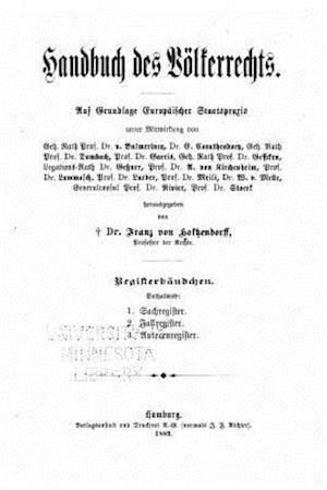 Handbuch Des Völkerrechts