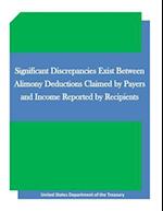 Significant Discrepancies Exist Between Alimony Deductions Claimed by Payers and Income Reported by Recipients