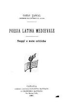 Poesia Latina Medievale, Saggi E Note Critiche