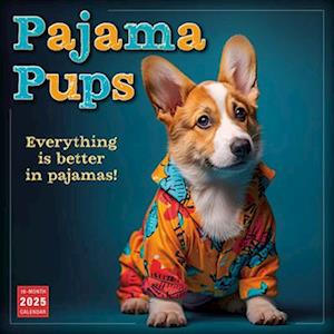 2025 Pajama Pups Wall Calendar