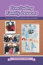 Concluding Family Lessons