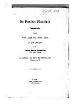 de Punicis Plautinis Commentatio