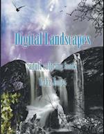 Digital Landscape Adult Coloring Book