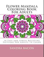 Flower Mandala Coloring Book for Adults